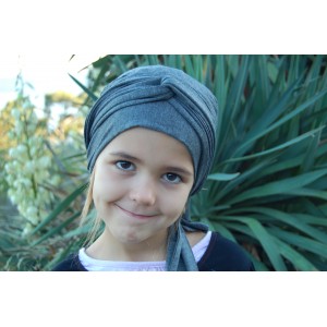 Turban PIRATE Gris souris