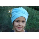 Turban LISA EPONGE bleu ciel