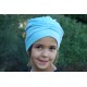 Turban LISA EPONGE bleu ciel