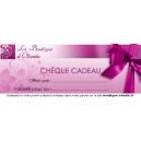 Chèque cadeau 10 euros