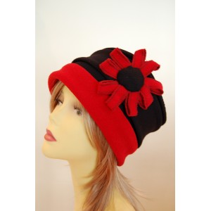 Chapeau CELINE  Noir et Rouge