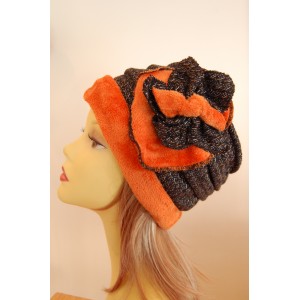 Chapeau CELINE  Orange et Noir