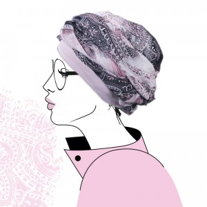 Foulard AVENTURINE rose