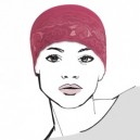 Bonnet de nuit ONYX rouge