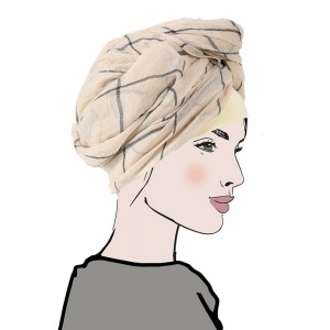 Turban PLUTON beige