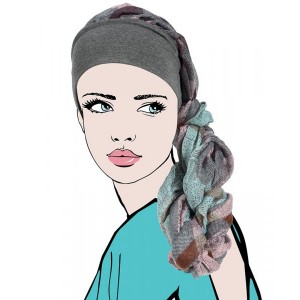 Turban PLUTON bleu