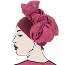 Turban PLUTON framboise