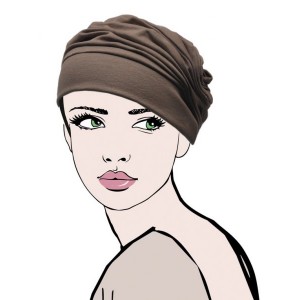 Turban EMERAUDE taupe