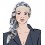 Foulard AVENTURINE beige & bleu